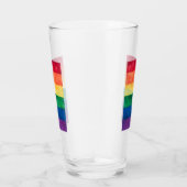 Gay Pride-Regenbogenflagge Glas (Rechts)
