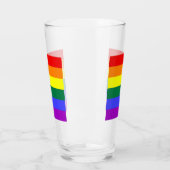 Gay Pride-Regenbogenflagge Glas (Links)