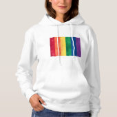 Gay Pride-Regenbogenflagge Hoodie (Vorderseite)
