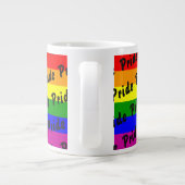 Gay Pride-Regenbogenflagge Jumbo-Tasse (Rückseite)