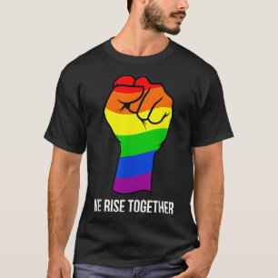 Gay Pride-Regenbogenflagge LGBTQ Wir sammeln Cool T-Shirt