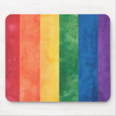Gay Pride-Regenbogenflagge Mousepad (Vorne)