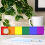 Gay Pride-Regenbogenflagge Namensplakette