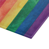 Gay Pride-Regenbogenflagge Schneidebrett (Ecke)