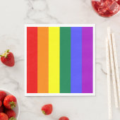 Gay Pride-Regenbogenflagge Serviette (Beispiel)
