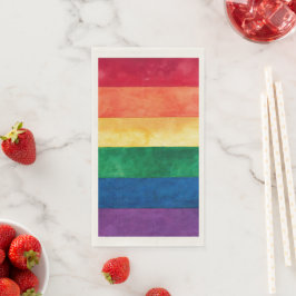 Gay Pride-Regenbogenflagge Serviette