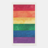 Gay Pride-Regenbogenflagge Serviette (Vorderseite)