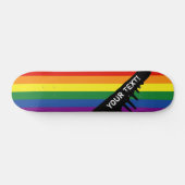 Gay Pride-Regenbogenflagge Skateboard (Horizontal)