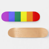 Gay Pride-Regenbogenflagge Skateboard (Horizontal)