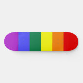 Gay Pride-Regenbogenflagge Skateboard (Horizontal)