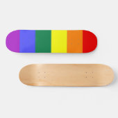 Gay Pride-Regenbogenflagge Skateboard (Horizontal)