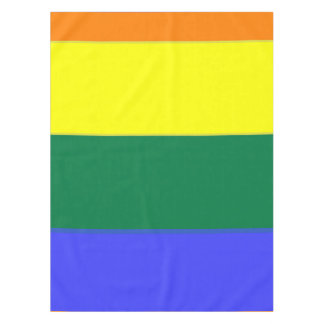 Gay Pride-Regenbogenflagge Streifenmuster Tischdecke
