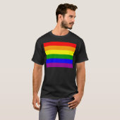 Gay Pride-Regenbogenflagge T-Shirt (Vorne ganz)