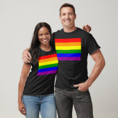 Gay Pride-Regenbogenflagge T-Shirt (Unisex)
