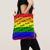 Gay Pride-Regenbogenflagge Tasche (Von Nahem)