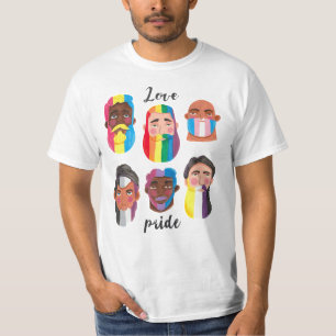 Gay Pride Regenbogenflaggen  T-Shirt