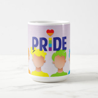 Gay Pride - Regenbogenmenschen Kaffeetasse