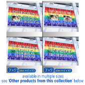 Gay Pride-Regenbogenstreifen Personalisierter benu Banner