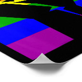 Gay Pride Resist Fist Regenbogenflagge Lgbtq Shirt Poster (Ecke)