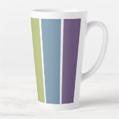 Gay Pride Retro Rainbow Personalisiert Milchtasse (Rechts)
