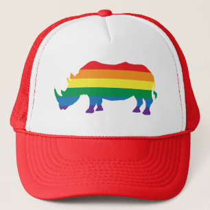 Gay-Pride-Rhino Truckerkappe
