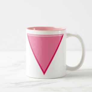 Gay Pride Rosa Dreieck Zweifarbige Tasse
