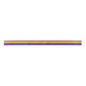 Gay Pride Satinband (Vorderseite)