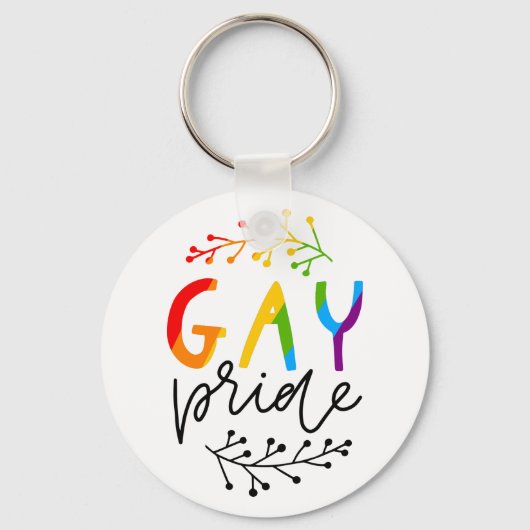 Gay Pride Schlüsselanhänger (Vorderseite)