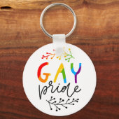 Gay Pride Schlüsselanhänger (Vorderseite)