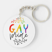 Gay Pride Schlüsselanhänger (Rückseite)