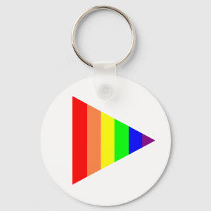 Gay Pride-Schlüsselketten-Dreieck Schlüsselanhänger