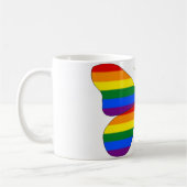 Gay Pride-Schmetterling Kaffeetasse (Links)