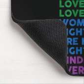 Gay Pride Science is Real Black Lives Matter Mousepad (Ecke)