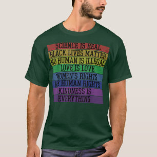 Gay Pride Science ist eine echte LGBT LGBTQ BLM Al T-Shirt