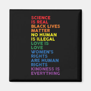 Gay Pride Science ist wahre schwarze Lebensmensche Magnet