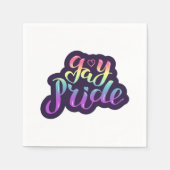 Gay Pride Serviette (Vorderseite)