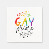 Gay Pride Serviette (Vorderseite)