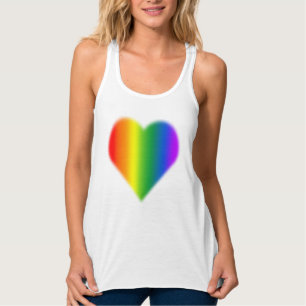 Gay Pride Shirt Frauen Regenbogen Liebe Tank