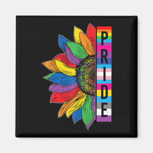 Gay Pride Sonnenblumen LGBT Sensibilisierungsmonat Magnet