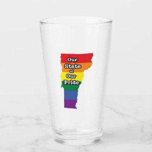 Gay Pride Staat Vermont Glas