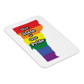 Gay Pride Staat | Vermont Magnet (Rechte Seite)