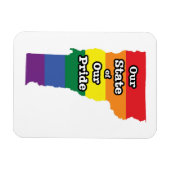 Gay Pride Staat | Vermont Magnet (Horizontal)