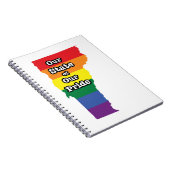 Gay Pride Staat | Vermont Notizblock (Rechte Seite)