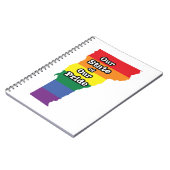 Gay Pride Staat | Vermont Notizblock (Linke Seite)