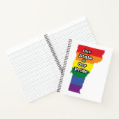 Gay Pride Staat | Vermont Notizblock (Innenseite)