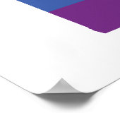 Gay Pride Staat | Vermont Poster (Ecke)