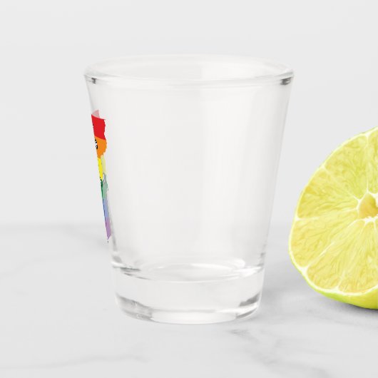 Gay Pride Staat| Vermont Schnapsglas (Rechts)