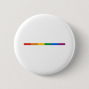 Gay Pride-Streifen Button
