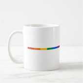 Gay Pride-Streifen Kaffeetasse (Links)