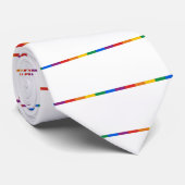 Gay Pride-Streifen Krawatte (Gerollt)